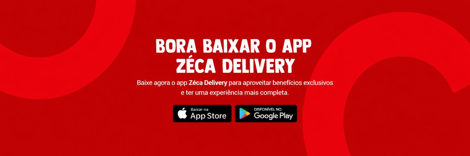 Baixe o App Zéca Delivery